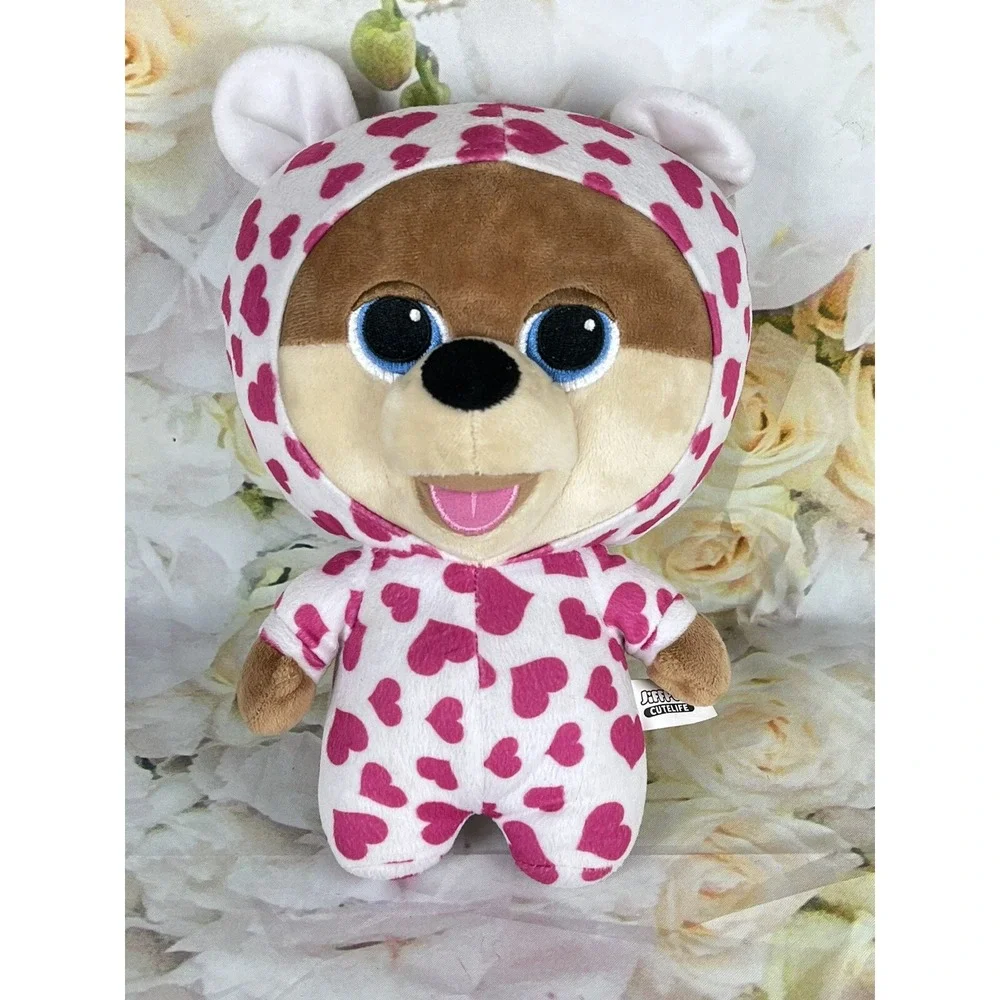 Pomeranian Dog Stuffed Animal Plush Jiffpom Cutelife Pajama Party PJ's Toy